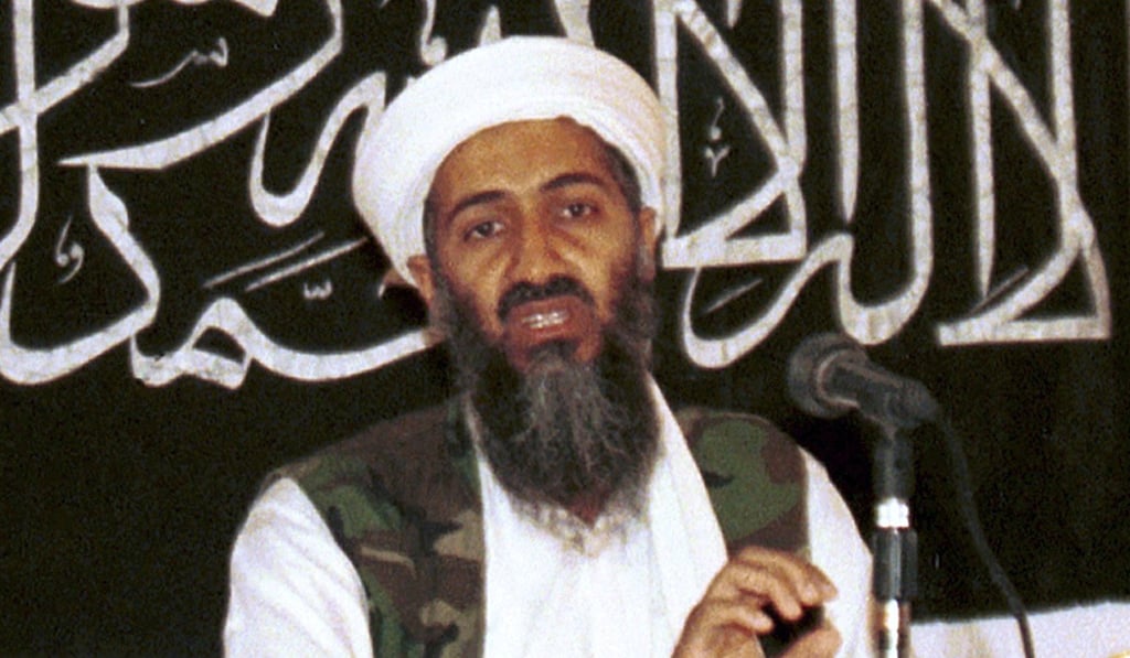 Osama bin Laden at a news conference in Khost, Afghanistan, in 1998. Photo: AP