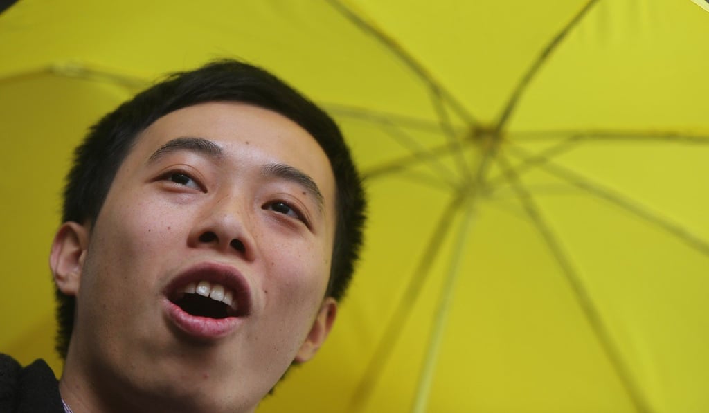 Johnson Yeung was among 49 people arrested on Sunday night. He was bailed without charge. Photo: Sam Tsang