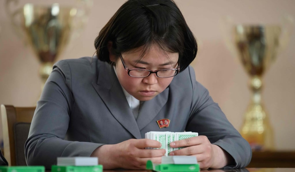 Memory competitor Kim Su-rim. Photo: AFP