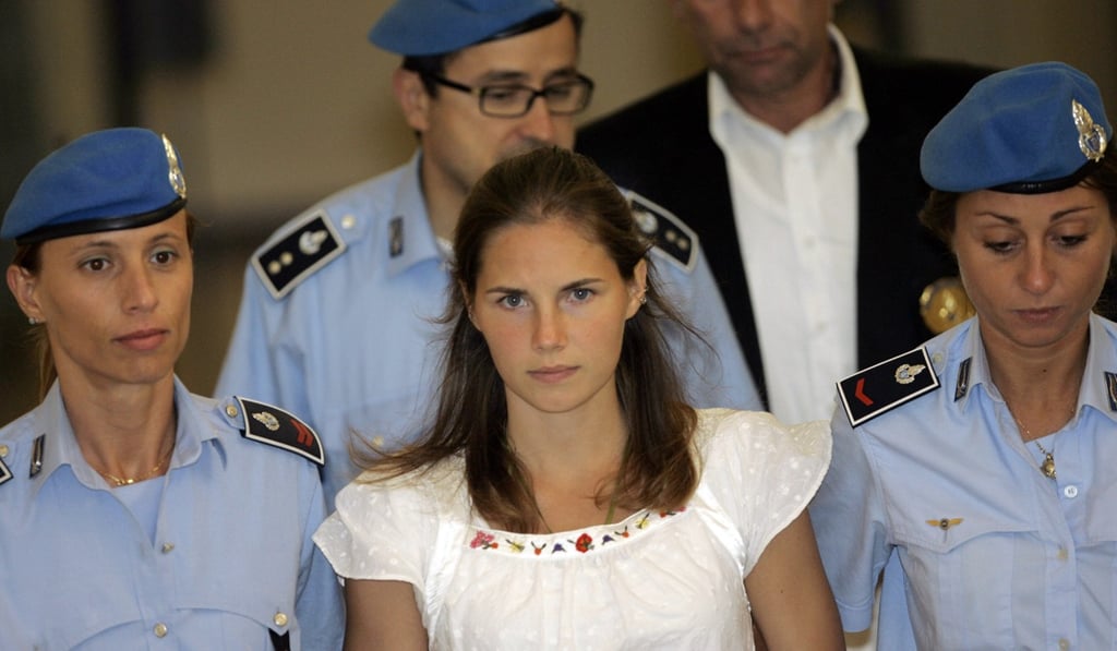 Amanda Knox in court in 2008. Photo: AP