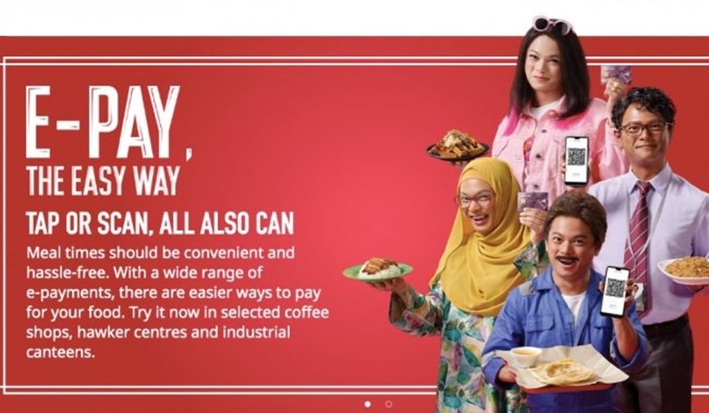 The offending ad campaign featured Chinese actor Dennis Chew portraying four characters. Photo: Twitter