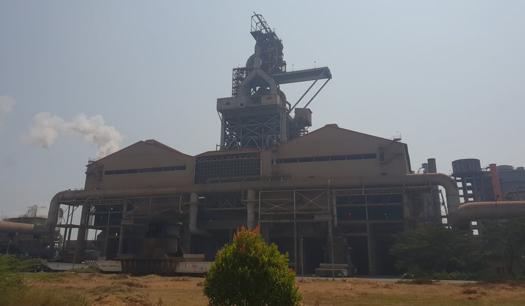 The 110-metre tall blast furnace structure is the centrepiece of Krakatau Posco’s steel plant. It is capable of producing 8,300 tons of molten steel a day. Photo: Ceritalah Asean