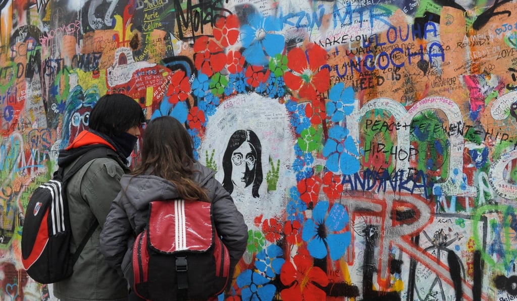 The wall is seen as a symbol of free expression. Photo: AFP