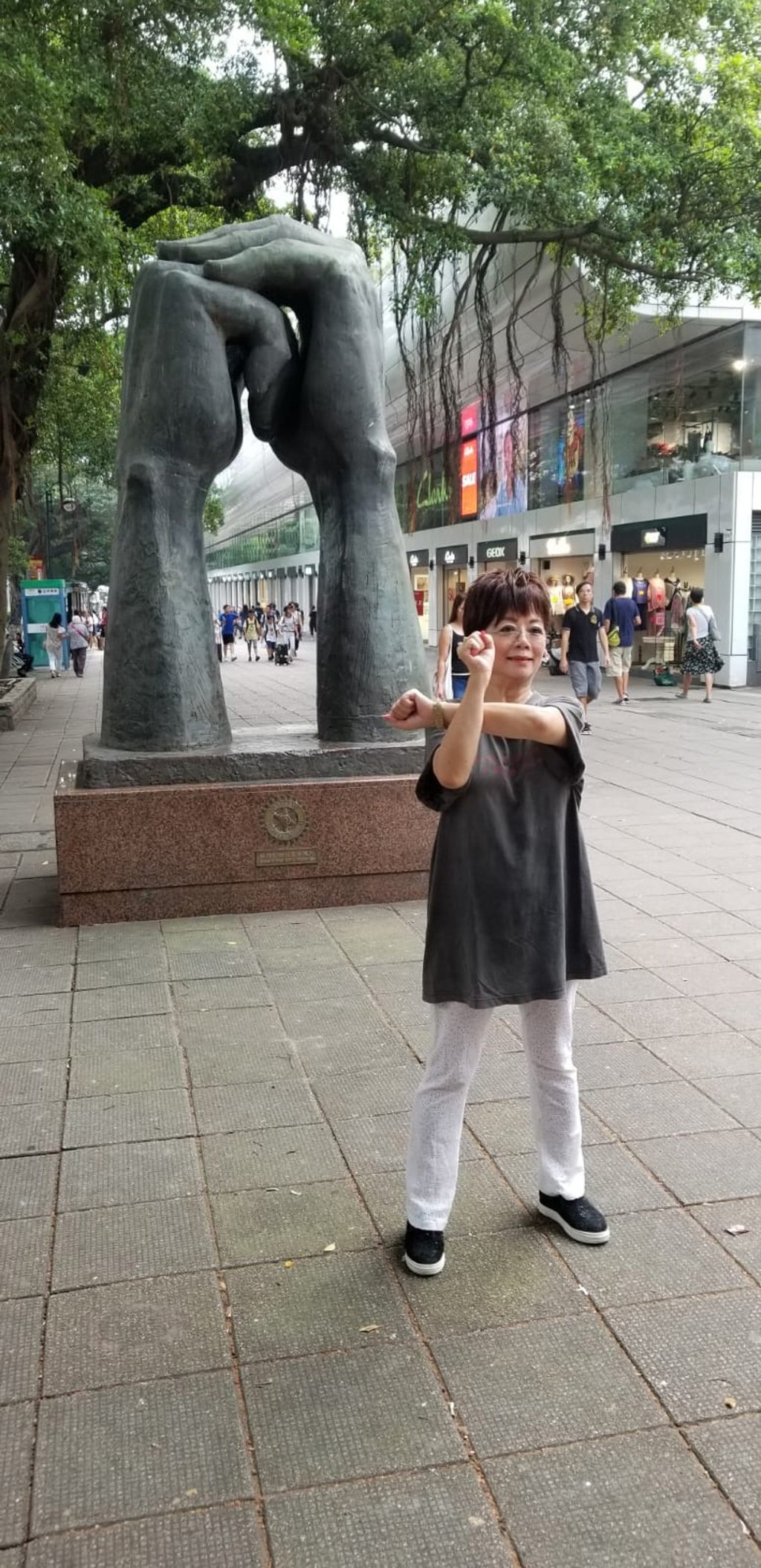 Kwan in Tsim Sha Tsui during the recent protests. Photo: Becky Kwan / Red Door News Kwan in Tsim Sha Tsui during the recent protests. Photo: Becky Kwan / Red Door News