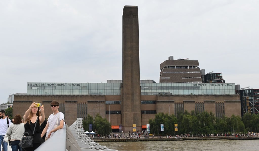 The Tate Modern gallery on the southern bank of the River Thames in London. Photo: AFP The Tate Modern gallery on the southern bank of the River Thames in London. Photo: AFP