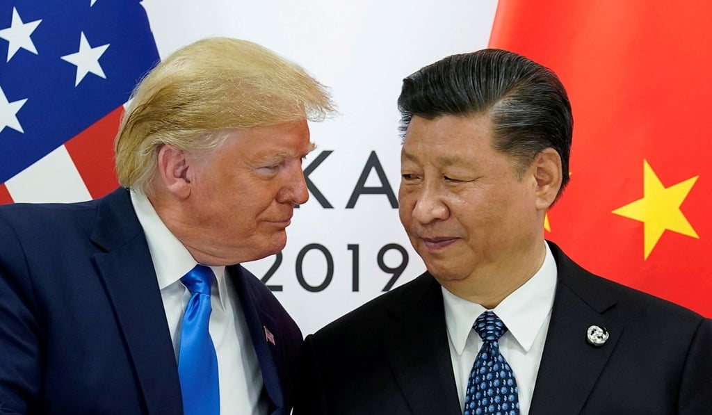 US President Donald Trump and China's president, Xi Jinping, at the G20 leaders summit in Osaka, Japan on June 29. Photo: Reuters