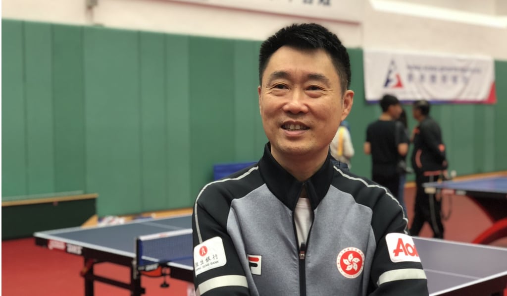 Chan Kong-wah, Hong Kong’s table tennis head coach, at the Hong Kong Sports Institute in Sha Tin. Photo: Chan Kin-wa