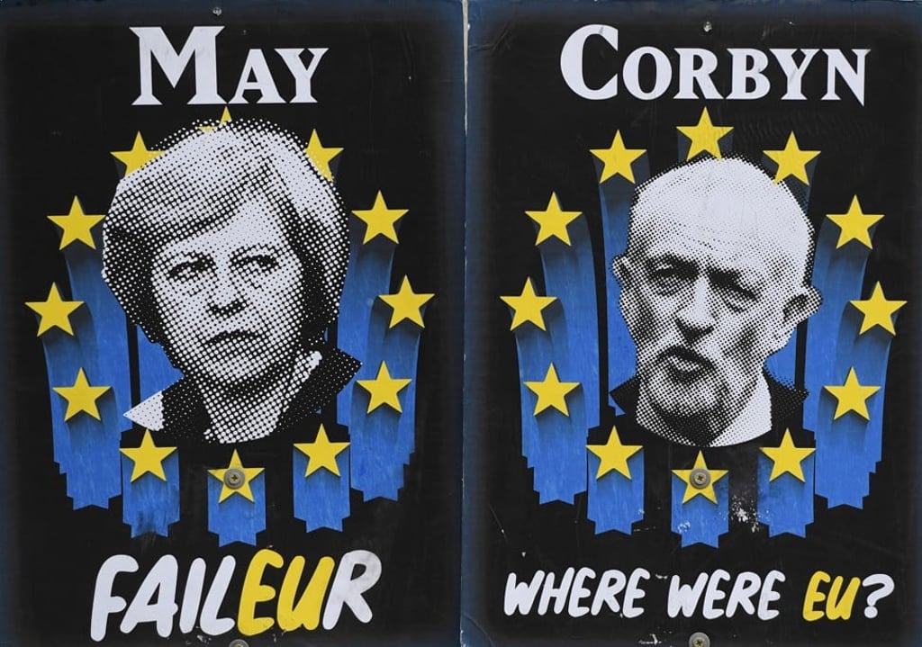 Jeremy Corbyn’s early electoral support has faded amid disillusion over his failure to oppose Brexit. Photo: EPA