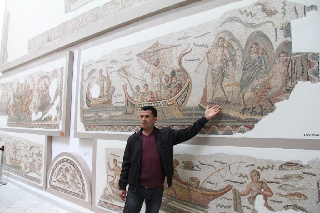 Mosaics at Bardo National Museum, in Tunisia’s capital, Tunis. Photo: John Brunton