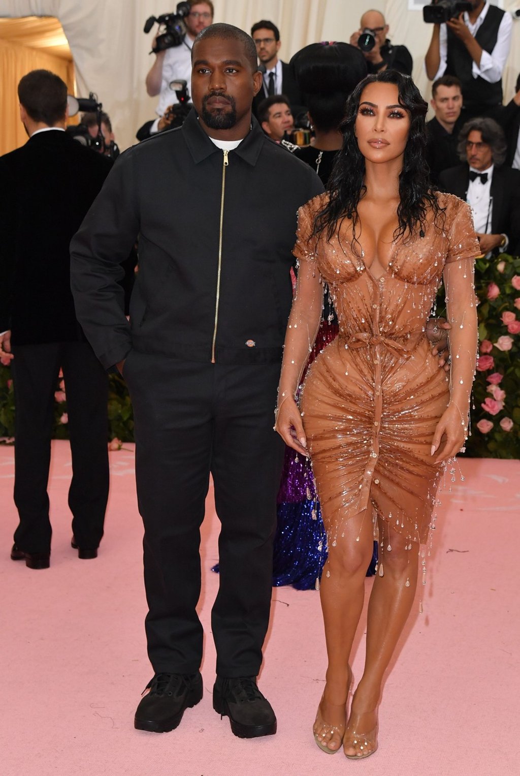 Kim Kardashian and Kanye West arrive for the 2019 Met Gala at the Metropolitan Museum of Art on May 6, 2019, in New York. Photo: AFP