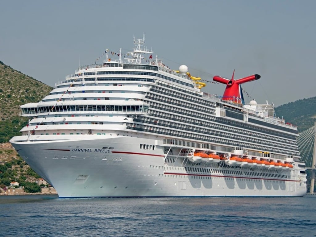 Carnival’s Carnival Breeze. Photo: Getty Images