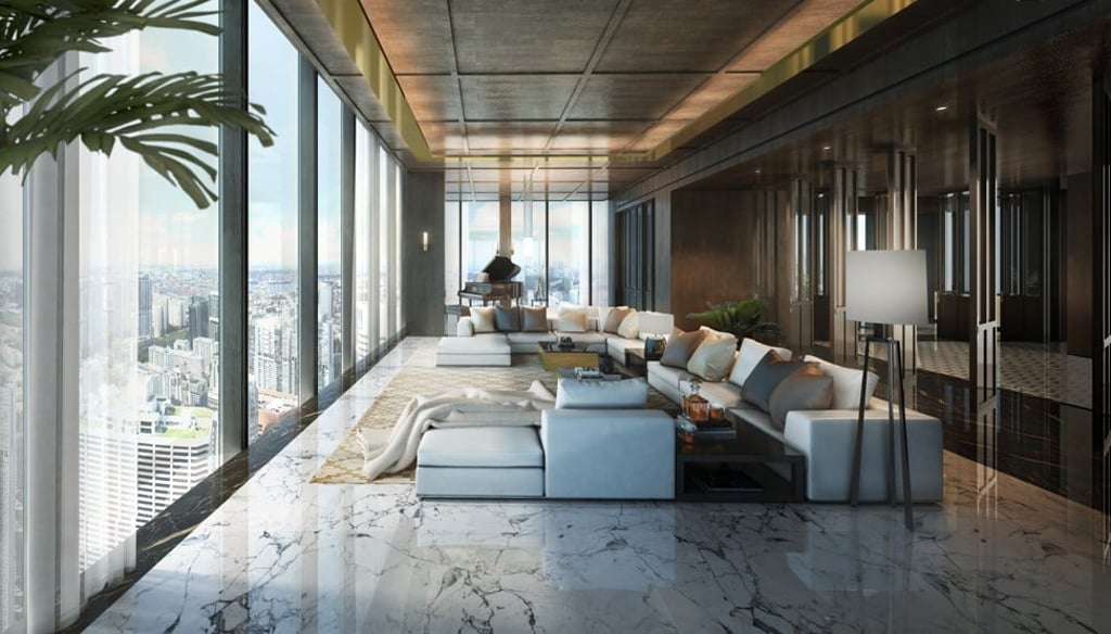 The Wallich Residence, where billionaire James Dyson recently bought a five-bedroom apartment.