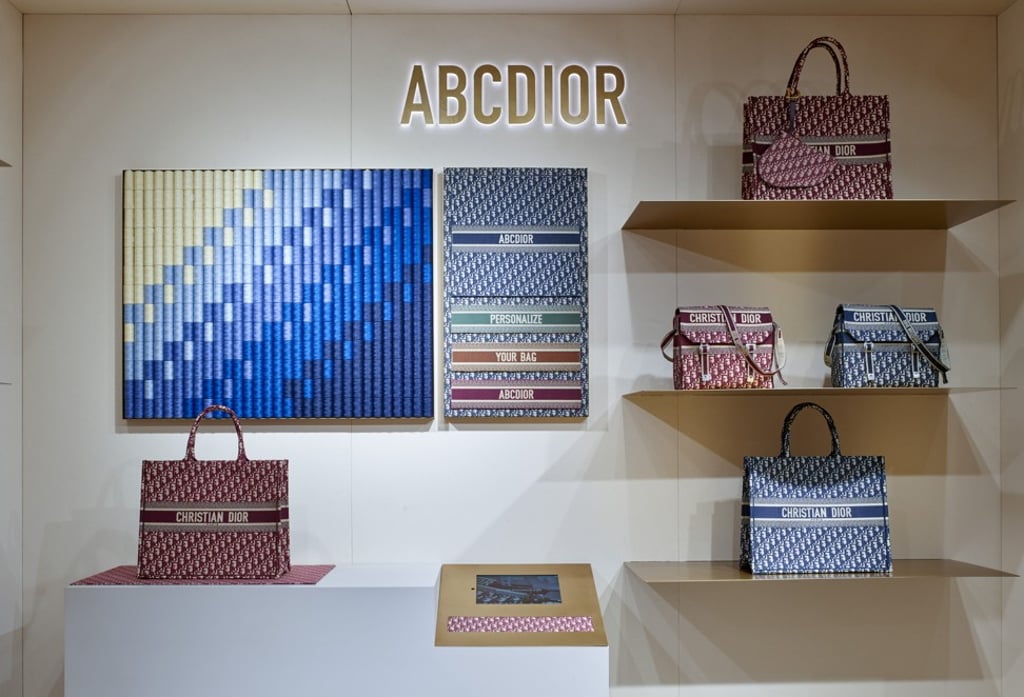 Christian Dior’s ABCDior pop up in Hong Kong. The brand offered a made-to-measure service.