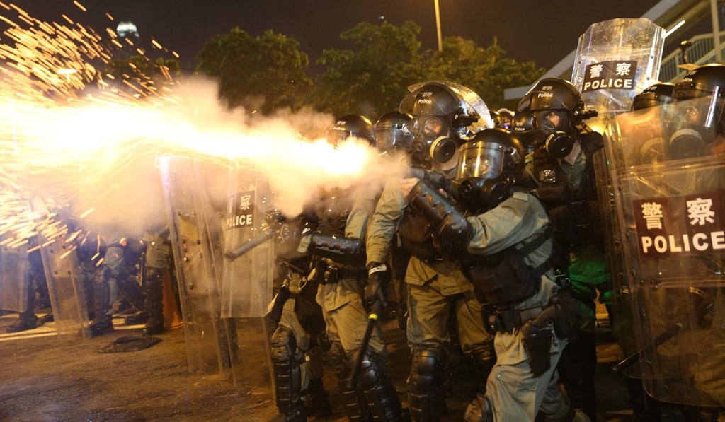 Police have used more than 1,800 rounds of tear gas in the past three months. Photo: EPA Police have used more than 1,800 rounds of tear gas in the past three months. Photo: EPA