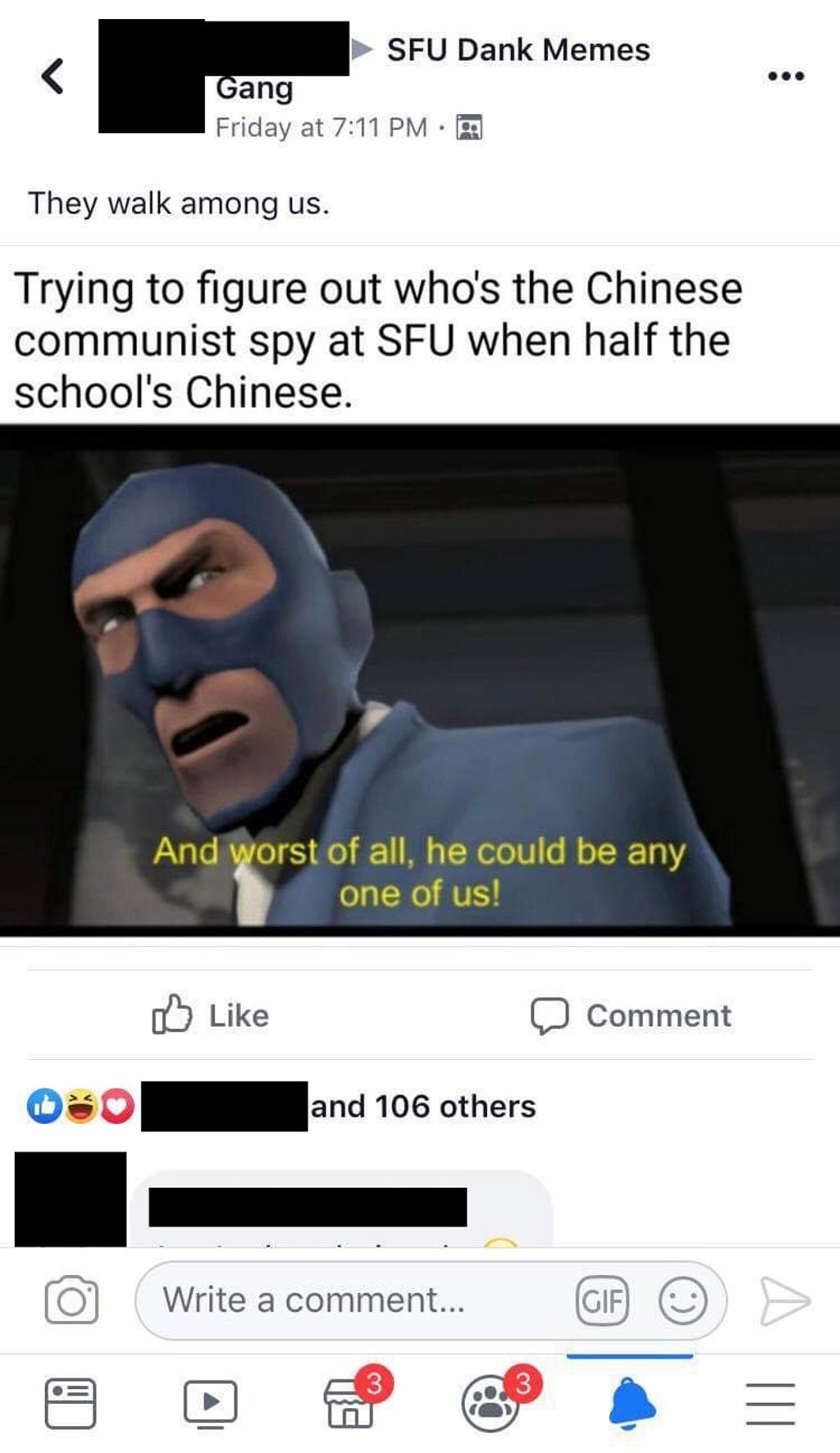 This creative but controversial meme has been racking up likes on Facebook. Photo: Facebook