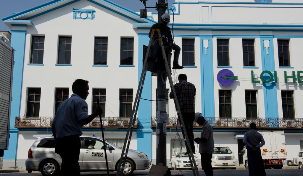 Myanmar has carried out its first successful test of 5G services. Photo: AFP Myanmar has carried out its first successful test of 5G services. Photo: AFP