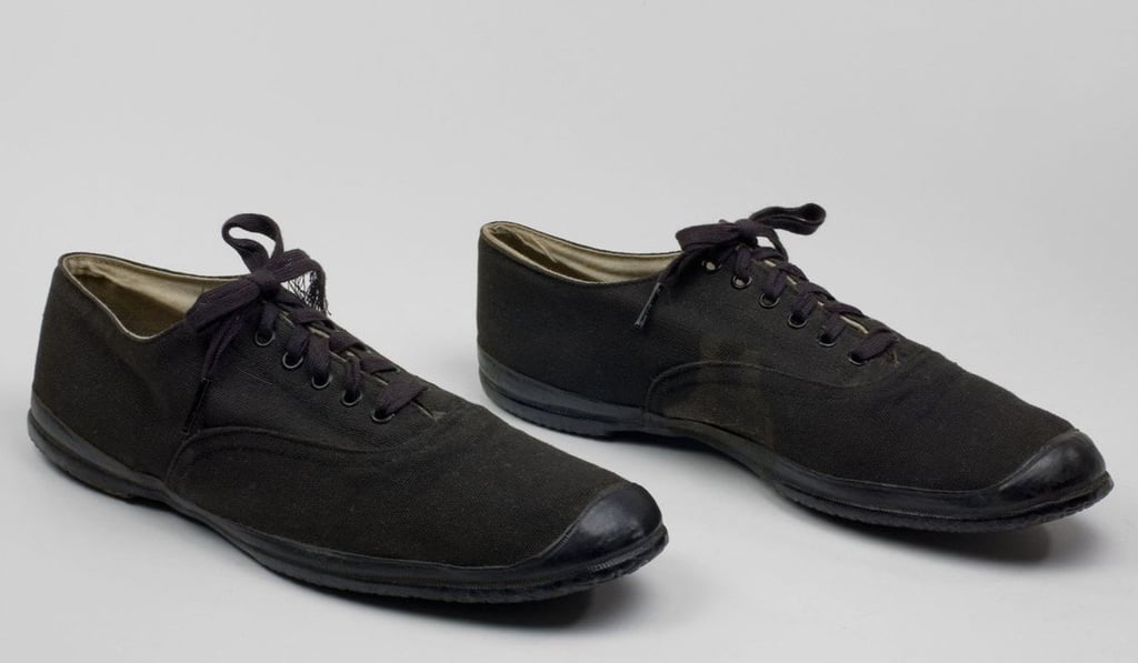 The first sneakers were simple but had an air of elegance to them, clearly intended for a privileged clientele. Photo: Bata Shoe Museum The first sneakers were simple but had an air of elegance to them, clearly intended for a privileged clientele. Photo: Bata Shoe Museum