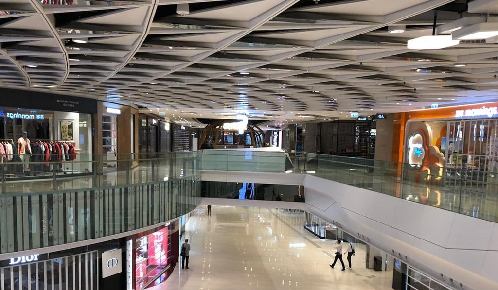 Yoho Mall wears an empty look on July 22, a day after some white-clad men attacked anti-government protesters at Yuen Long MTR station. Its owner Sun Hung Kai Properties say the two-month-long protests have hit tourism, food and beverage, retail and hotel industries. Photo: Alvin Lum