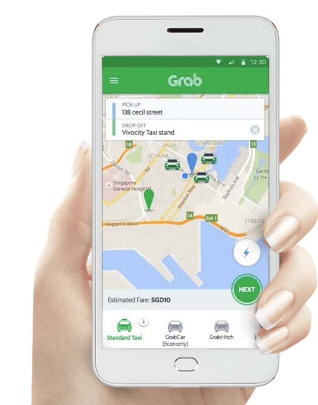 Hailed by millions: Grab