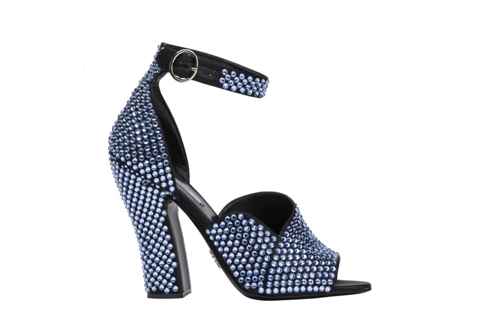 Sandal with crystals