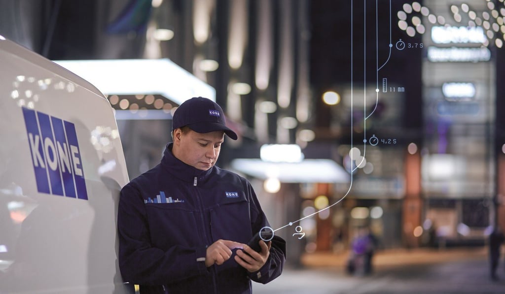 KONE’s 24/7 Connected Services’ monitoring and diagnostics features mean a technician can be sent out knowing the cause of a potential problem and solve it before it is a nuisance. Photo: KONE KONE’s 24/7 Connected Services’ monitoring and diagnostics features mean a technician can be sent out knowing the cause of a potential problem and solve it before it is a nuisance. Photo: KONE