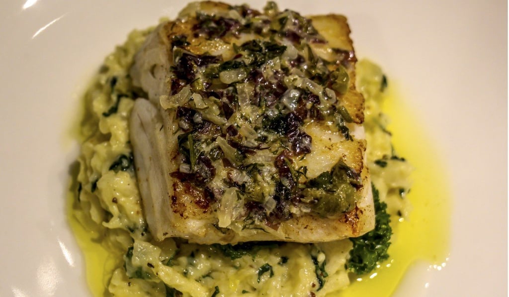 Irish hake with celeriac and dulse gremolata served at Hadskis restaurant in Belfast, Northern Ireland. Photo: Rathina Sankari Irish hake with celeriac and dulse gremolata served at Hadskis restaurant in Belfast, Northern Ireland. Photo: Rathina Sankari