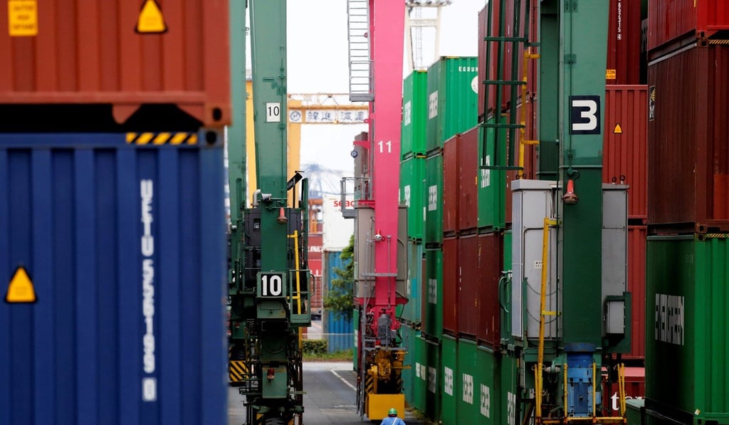 Containers at an industrial port in Tokyo, Japan. Photo: Reuters