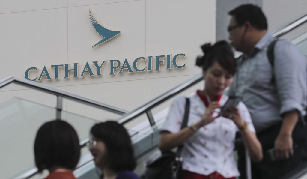 Cathay Pacific has already fired some staff members over the protest issue. Photo: Edward Wong Cathay Pacific has already fired some staff members over the protest issue. Photo: Edward Wong