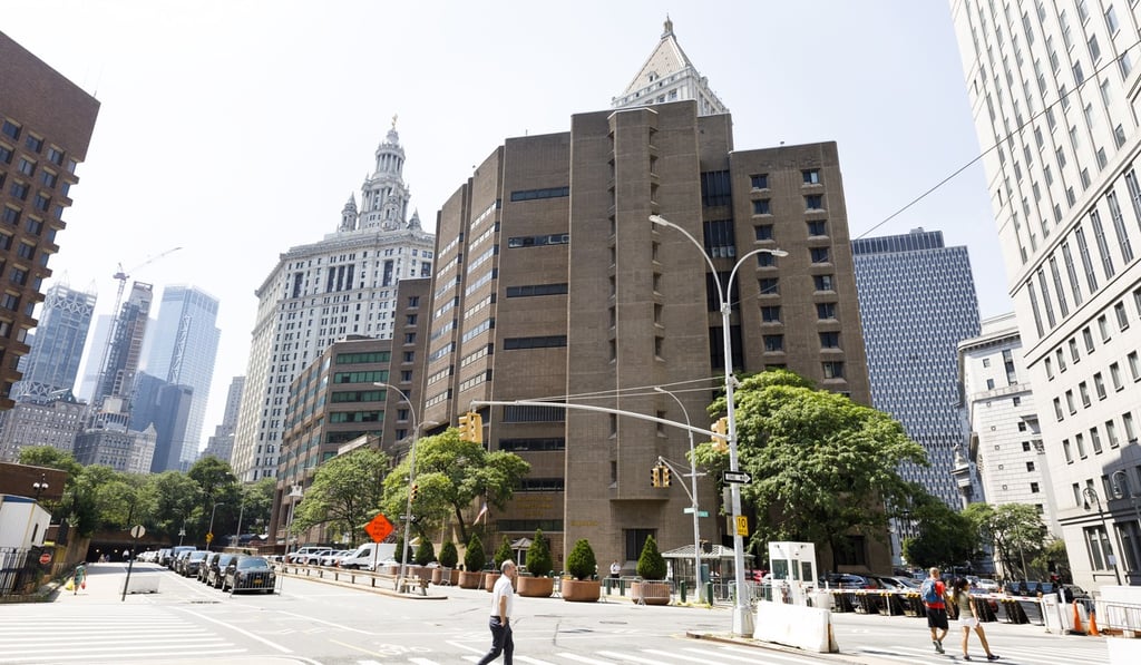 A view of the Metropolitan Correctional Centre, where Jeffrey Epstein killed himself. Photo: EPA