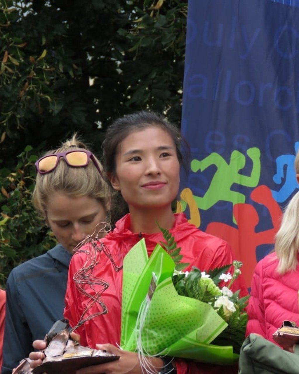 Yao Miao wins the CCC, at the UTMB 2018. Photo: Pavel Toropov