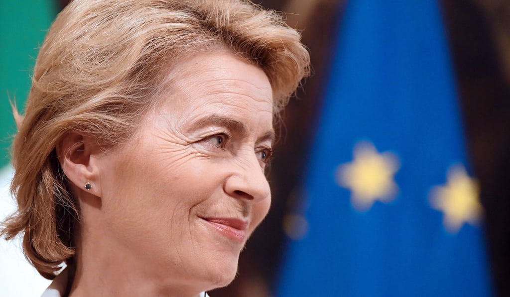 European Commission president-elect Ursula von der Leyen attends a news conference in Rome on August 2. Photo: Xinhua