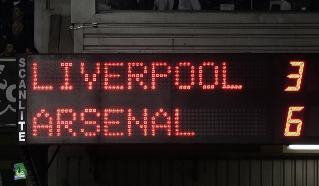 Matches between Liverpool and Arsenal usually feature a glut of goals. Photo: AP