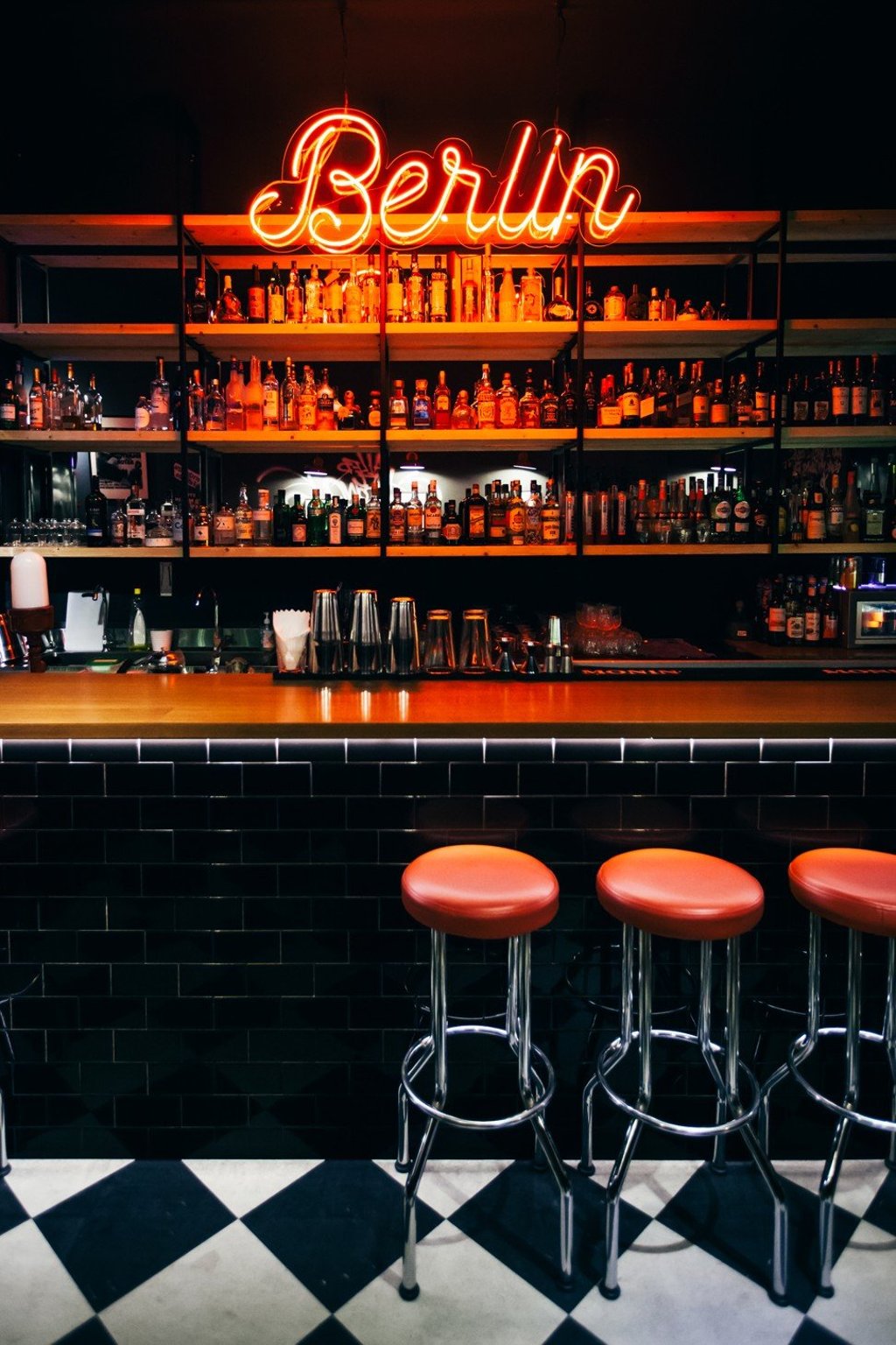 The bar area of the cold war-inspired The Berlin in Kuala Lumpur’s Chinatown. The bar area of the cold war-inspired The Berlin in Kuala Lumpur’s Chinatown.