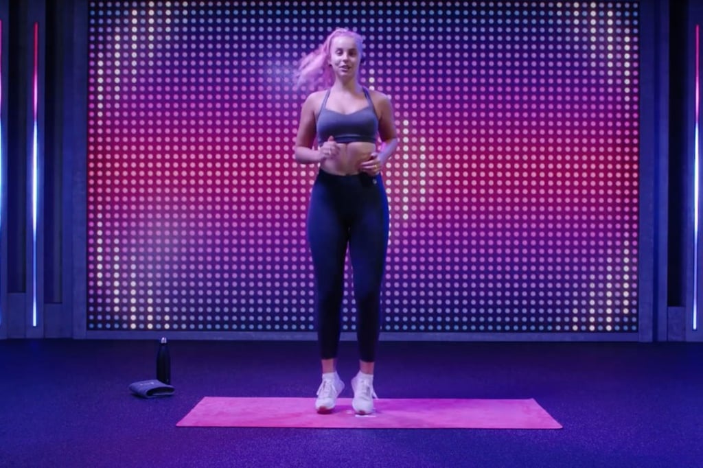 Chessie King conducting a Fiit exercise class. Image: Fiit Chessie King conducting a Fiit exercise class. Image: Fiit