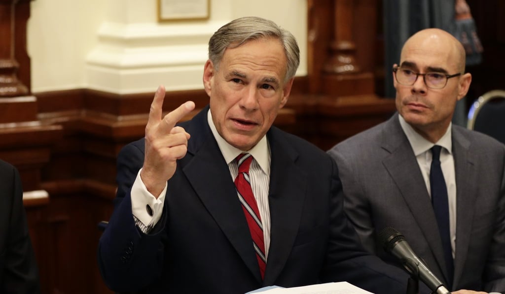 Greg Abbott, the Republican governor of Texas. Photo: AP