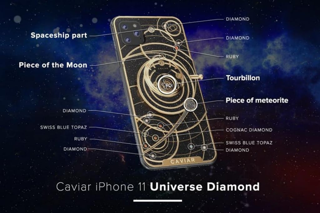 The flagship version of Caviar’s customised iPhone 11 – released as a single copy – will cost US$49,990. Photo: Luxurylaunches