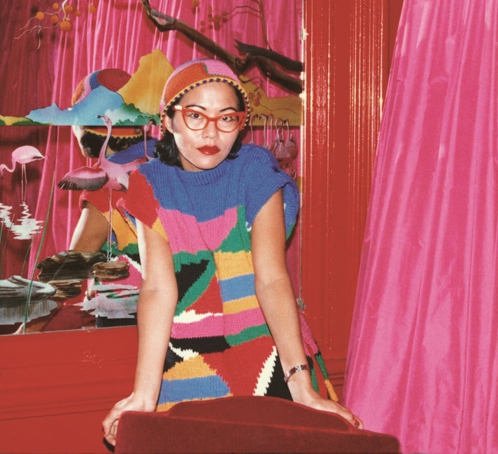 Jenny Kee in the Red Room at the Flamingo Park boutique in Sydney in the late 1970s. Jenny Kee in the Red Room at the Flamingo Park boutique in Sydney in the late 1970s.
