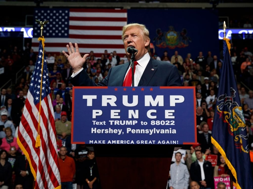 US president Donald Trump, who took office in January 2017, spent US$66 million of his own money to fund his presidential campaign. Photo: AP US president Donald Trump, who took office in January 2017, spent US$66 million of his own money to fund his presidential campaign. Photo: AP