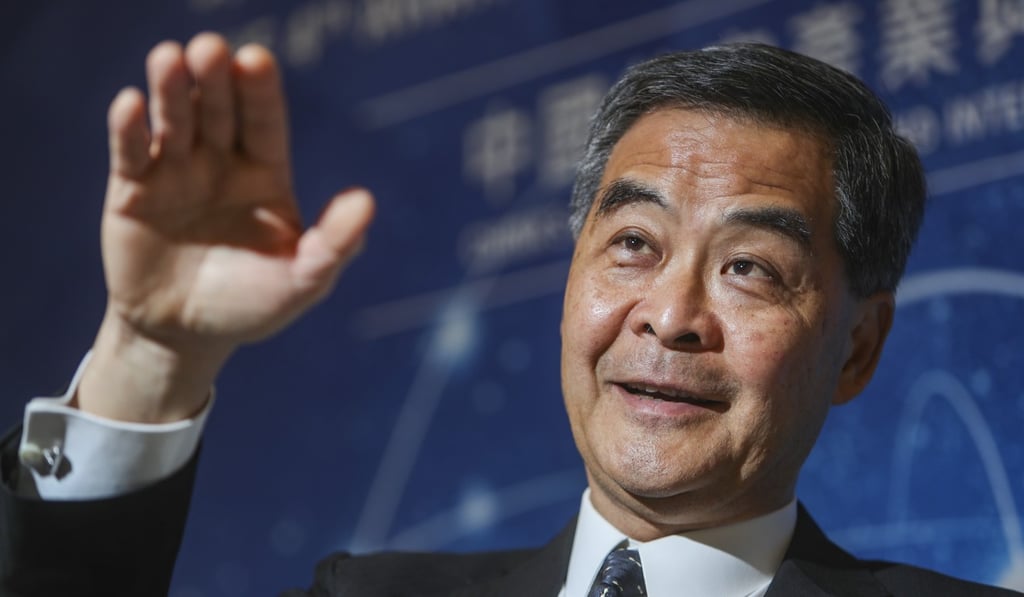 Hong Kong’s former Chief Executive Leung Chun-ying also wrote earlier on Facebook he would offer HK$1 million to anyone for providing information on the desecration of the Chinese flag. Photo: Winson Wong Hong Kong’s former Chief Executive Leung Chun-ying also wrote earlier on Facebook he would offer HK$1 million to anyone for providing information on the desecration of the Chinese flag. Photo: Winson Wong