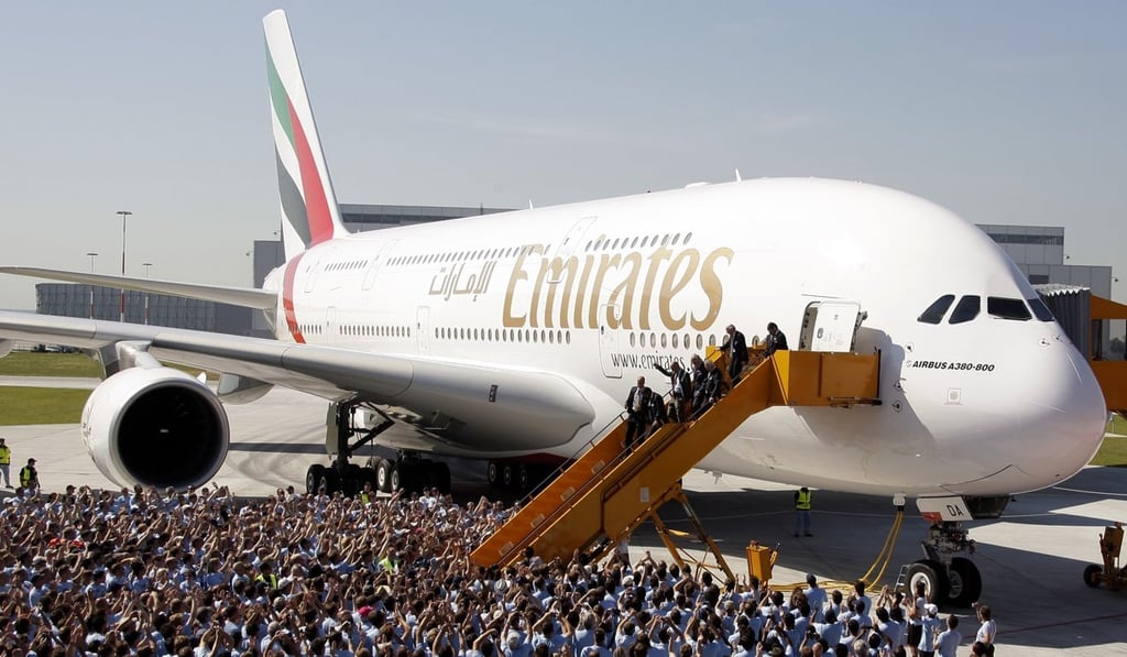 Dubai-based airline Emirates has not yet made a planned move to the new airport. Photo: Reuters
