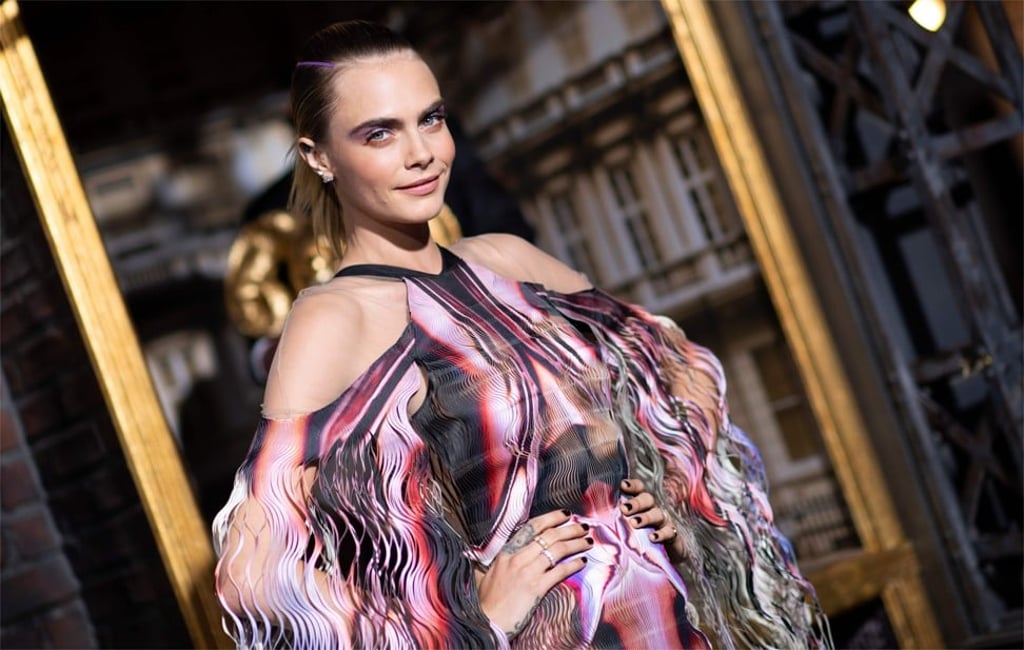 Delevingne arriving for the Los Angeles premiere of Carnival Row at the TCL Chinese Theatre on August 21. Photo: AFP Delevingne arriving for the Los Angeles premiere of Carnival Row at the TCL Chinese Theatre on August 21. Photo: AFP