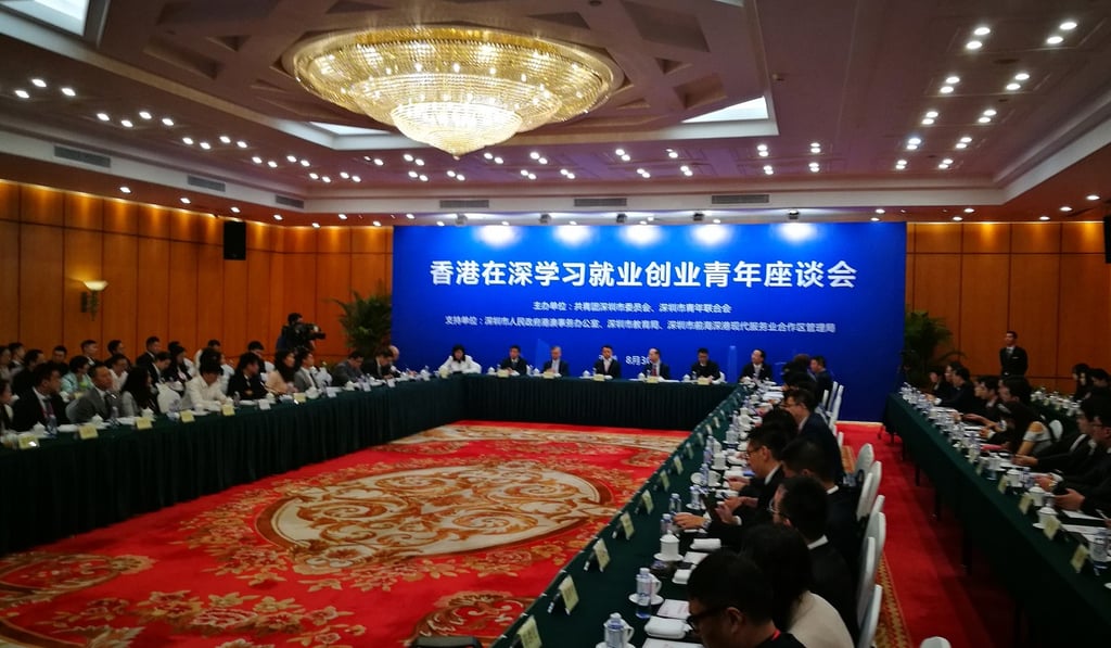 The forum was attended by businesspeople and officials from Hong Kong, Shenzhen and Beijing. Photo: He Huifeng