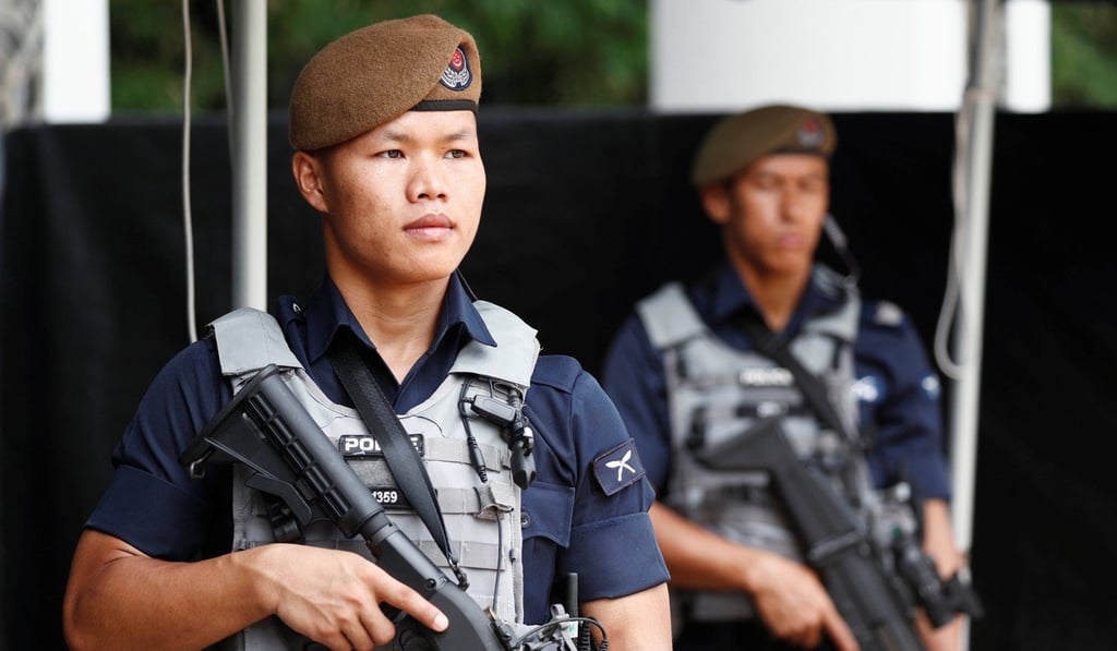 Singapore’s elite police continue to recruit Gurkhas to this day. Photo: Reuters