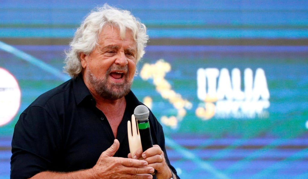 Founder Beppe Grillo. Photo: Reuters Founder Beppe Grillo. Photo: Reuters
