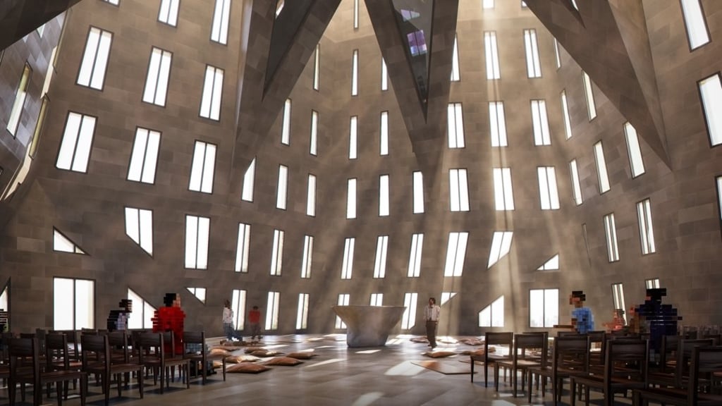 Hollwich’s Skyler prototype includes a spiritual centre for reflection and meditation. Hollwich’s Skyler prototype includes a spiritual centre for reflection and meditation.