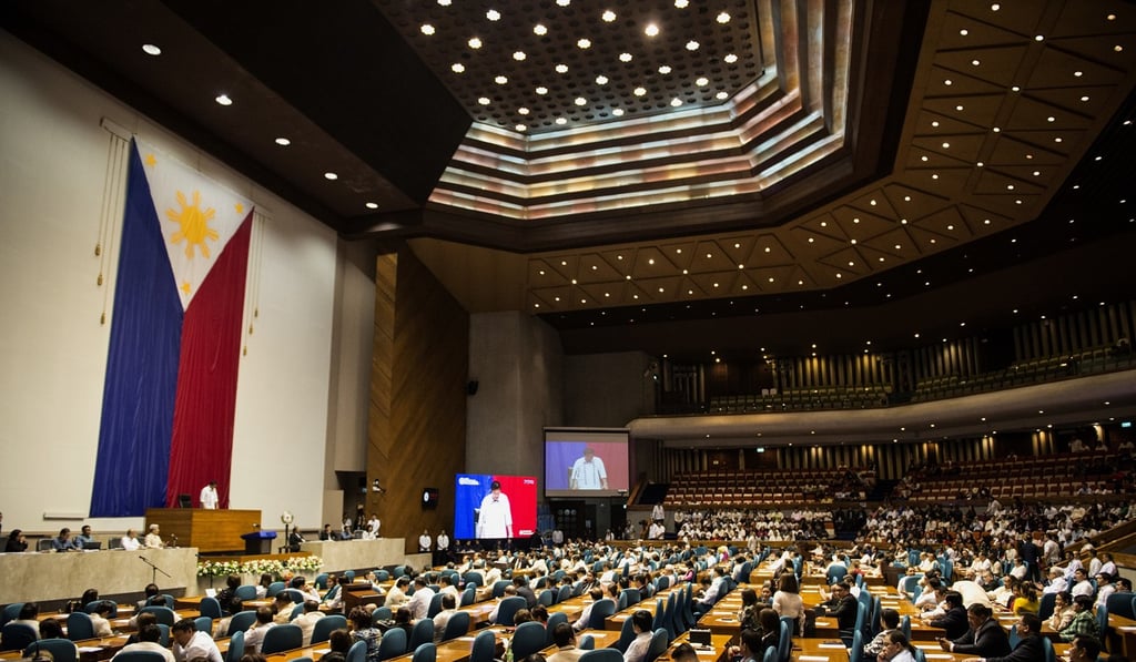 The Philippine Congress ahead of President Rodrigo Duterte's State of the Nation address. Photo: AFP