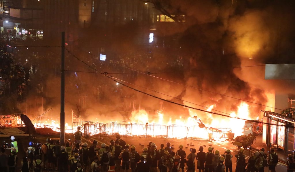 The protests in Hong Kong that started in June have become increasingly violent. Photo: Felix Wong