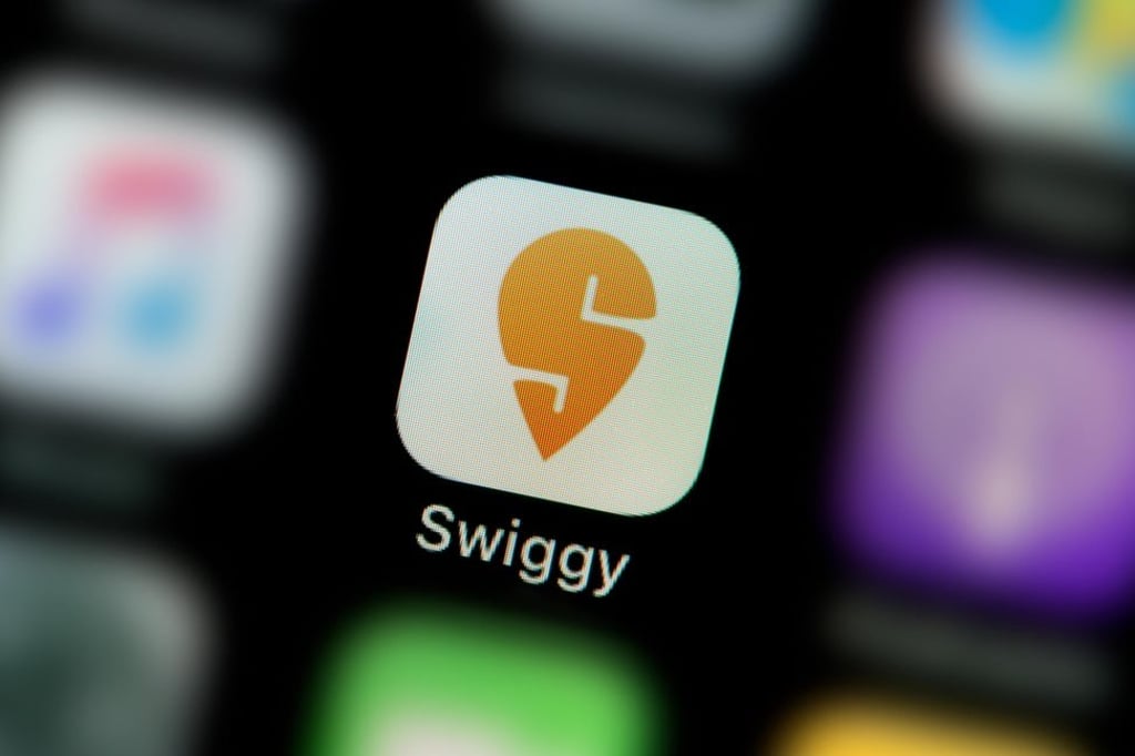 The Swiggy food ordering app also features intracity courier service Swiggy Go and grocery delivery operation Swiggy Stores. Photo: Alamy