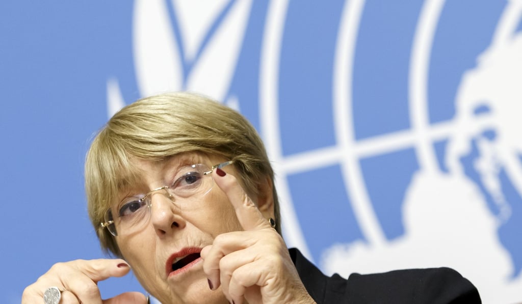 UN High Commissioner for Human Rights Chilean Michelle Bachelet. Photo: EPA UN High Commissioner for Human Rights Chilean Michelle Bachelet. Photo: EPA