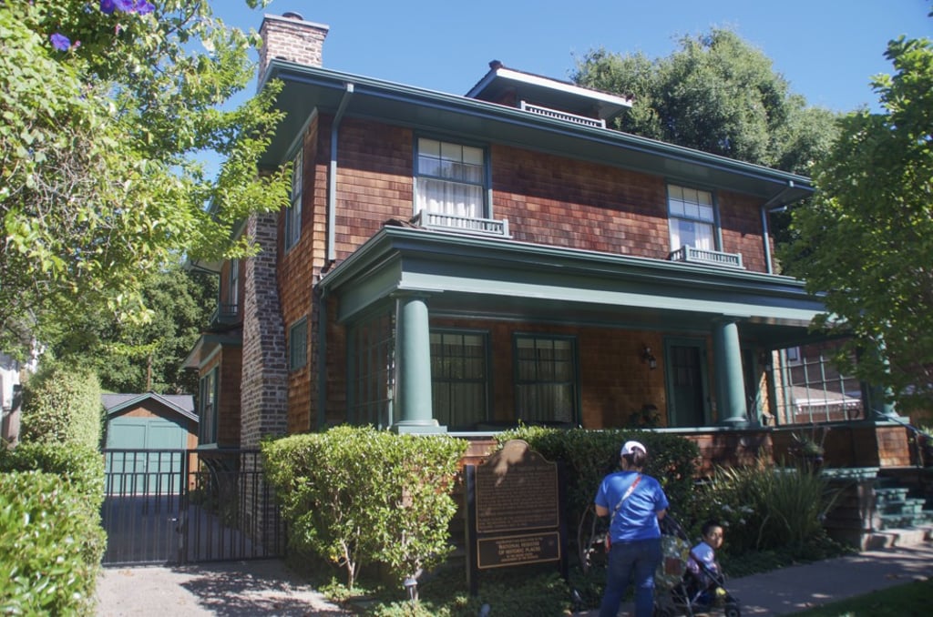 The house and the HP Garage where William Hewlett and David Packard started the first local tech company, in 1938. Photo: Peter Neville-Hadley The house and the HP Garage where William Hewlett and David Packard started the first local tech company, in 1938. Photo: Peter Neville-Hadley